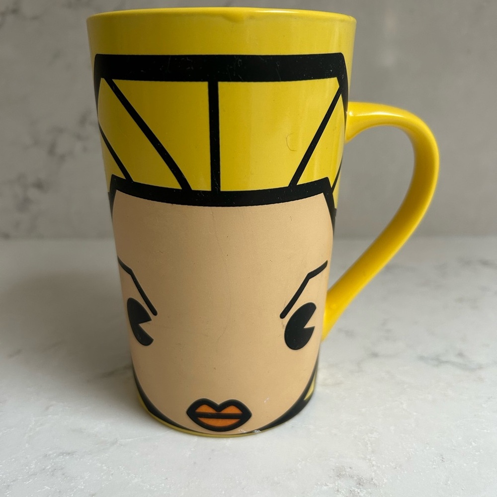 MINISO Captain Marvel Tall Ceramic Coffee Mug 18 oz